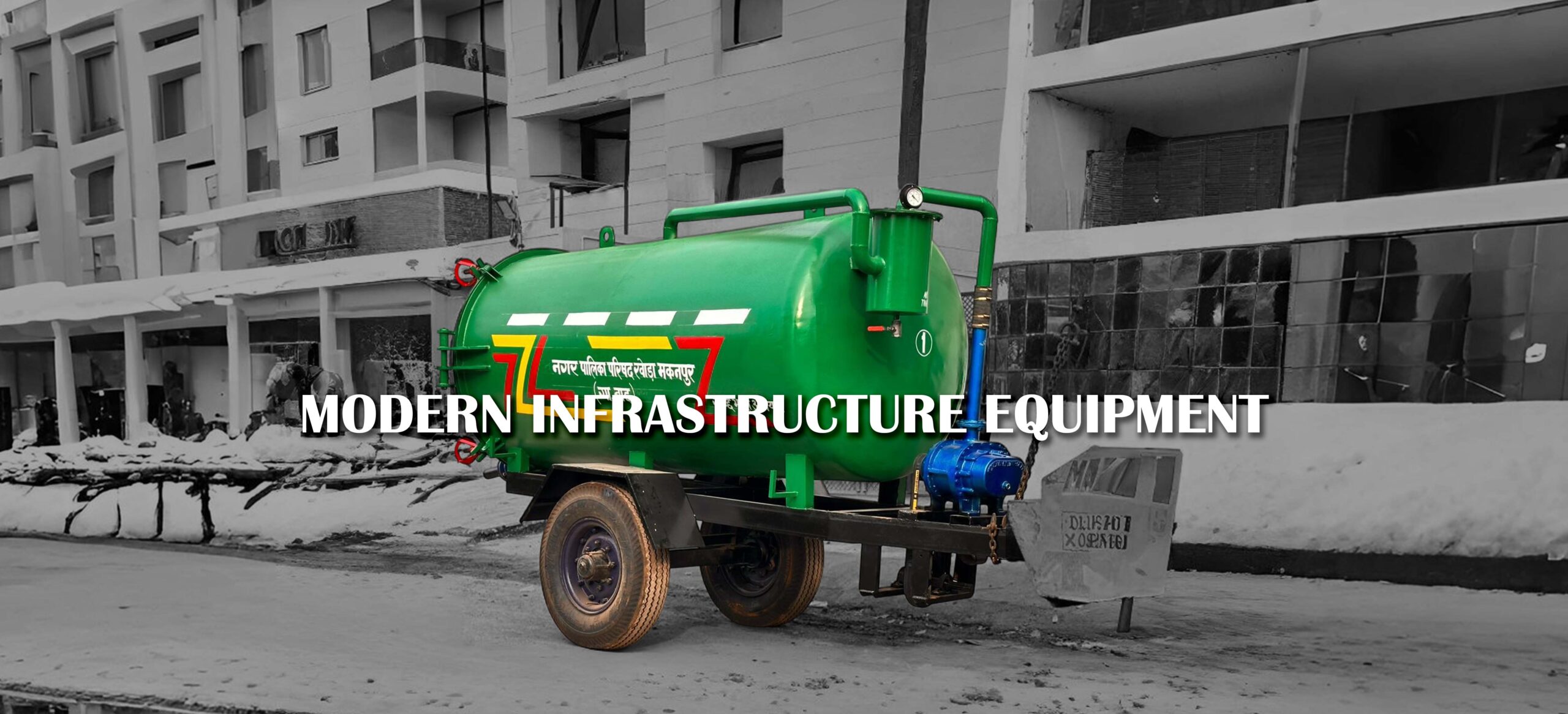 Trailer Mounted Sewer Suction Machine