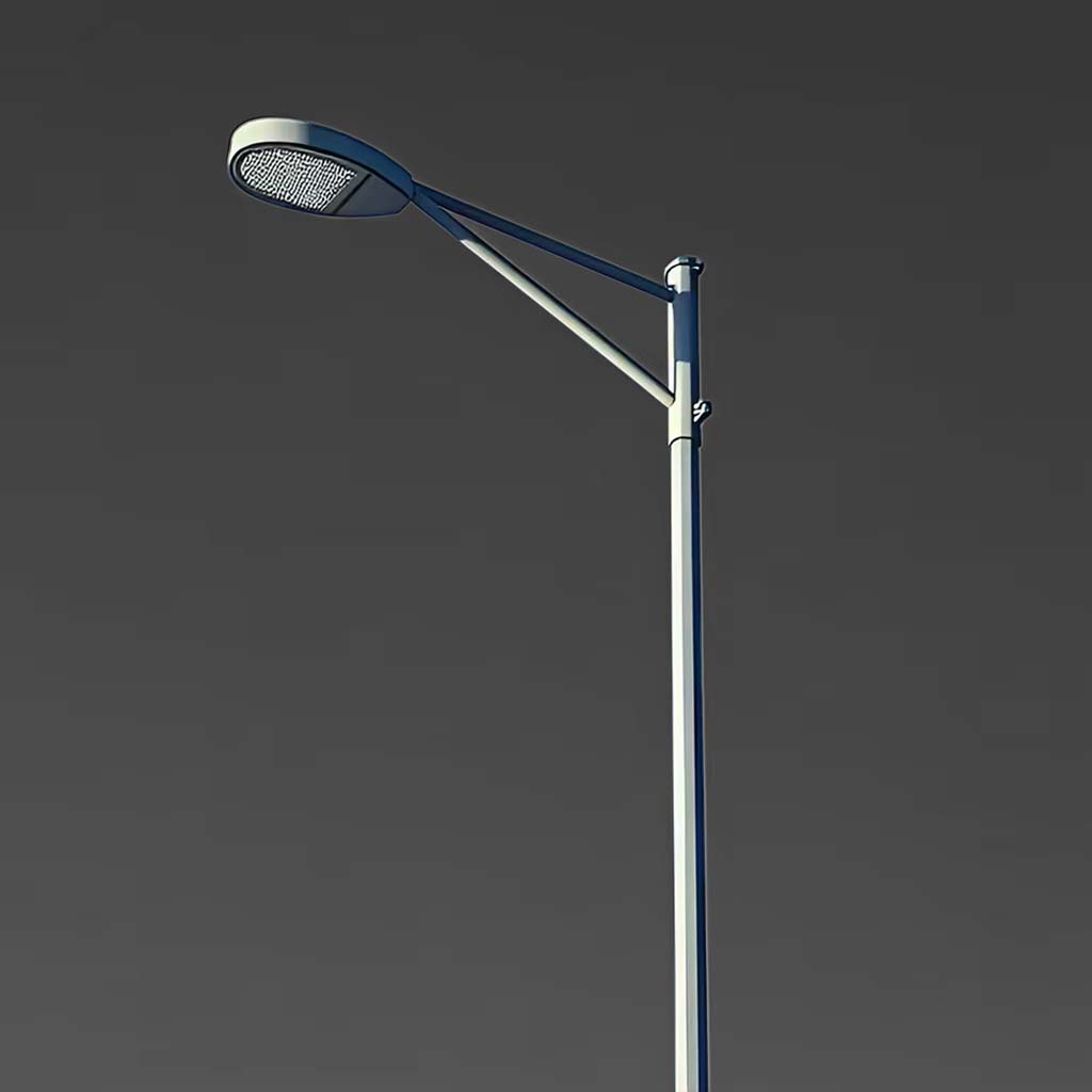 Single Arm Lighting Poles